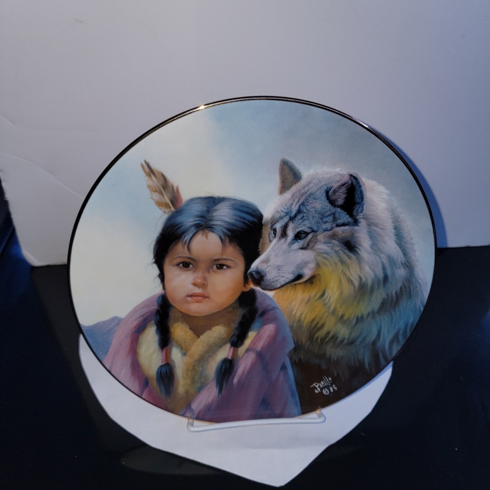 Loyal Alliance by Perilllo fifth issue PRIDE OF AMERICA'S INDIANS Porcelainplate